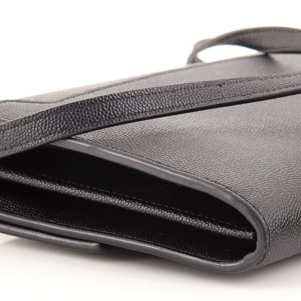 Saint Laurent Uptown Crossbody Bag Leather Mini Black - Picture 8 of 9
